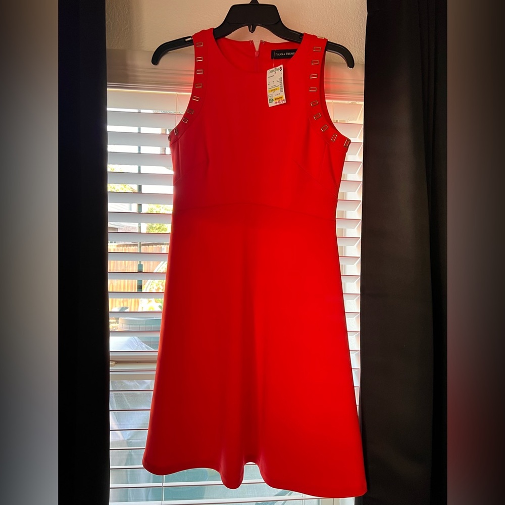 Ivanka Trump Vibrant Red Mini Dress